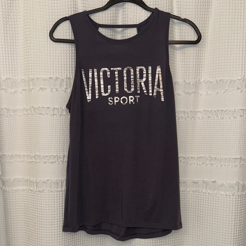 Victoria's Secret Dark Gray Muscle Tee